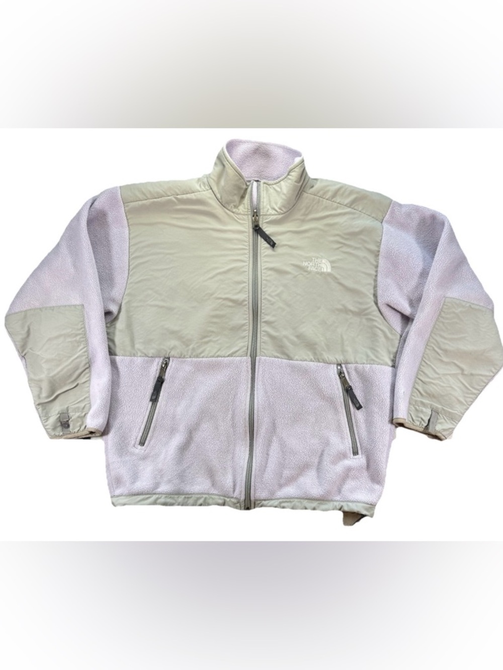 The North Face Denali Jacket Youth XL Purple Fleece Pockets Full Zip Outdoor